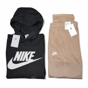 Nike Club Fleece Men's Sweatsuit 2 PC Matching NSW Fleece Tracksuit Size L, XL
